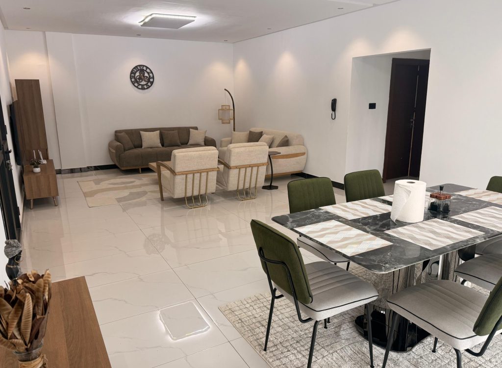 Salon et salle à manger appartement 3